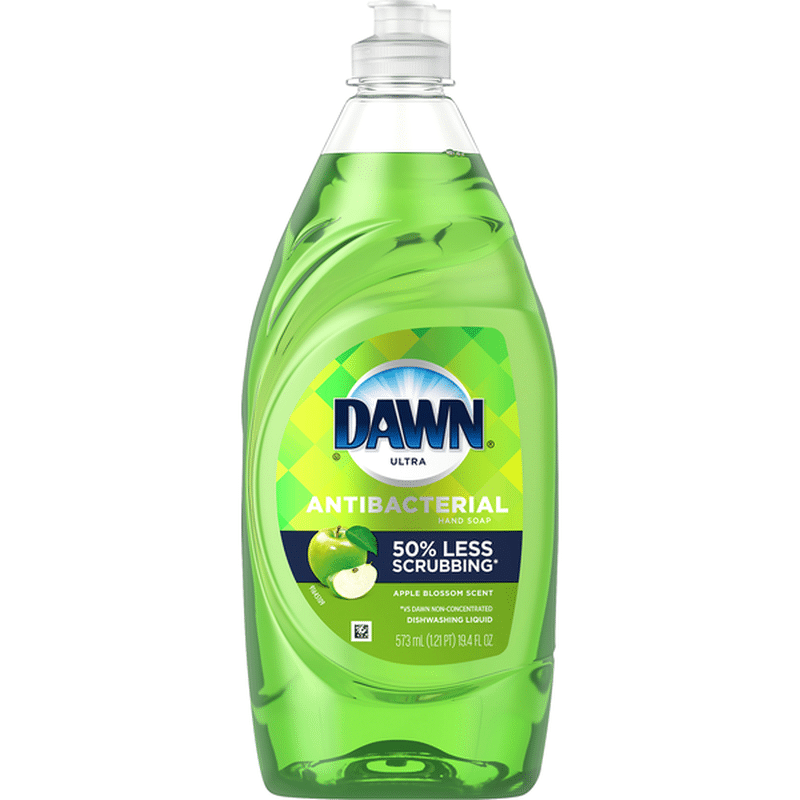 Dawn Antibacterial Dishwashing Liquid Dish Soap, Apple Blossom Scent