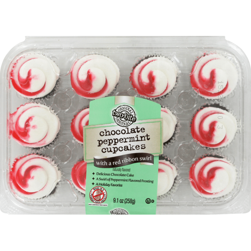 Two Bite Two Bite Chocolate Peppermint With Red Sprinkles
