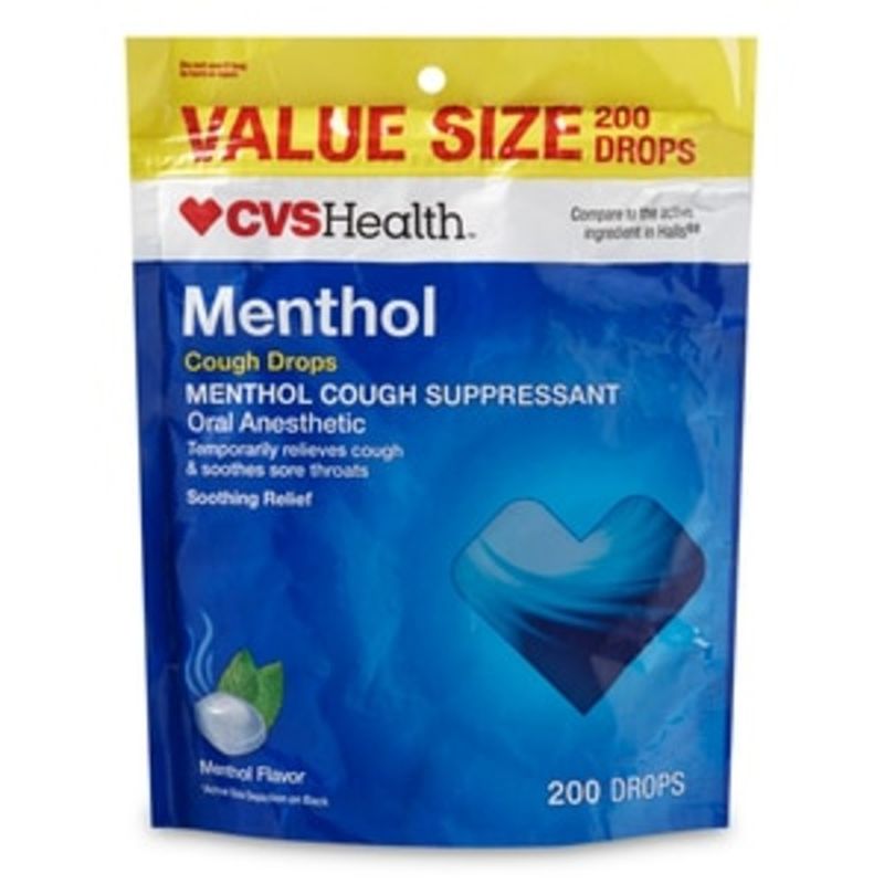 CVS Health Value Size Menthol Cough Drops (200 ct) Instacart