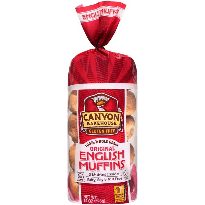 Canyon Bakehouse 100 Whole Grain Original English Muffins (14 oz