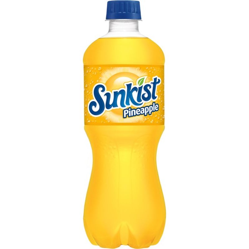 Sunkist Pineapple Soda (20 fl oz) - Instacart