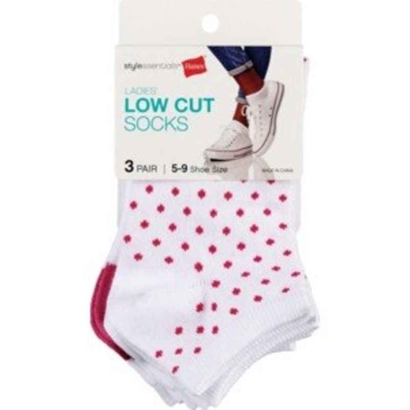 CVS Style Essentials Ladies Casual Low Cut Socks, Size 4 10 Assorted