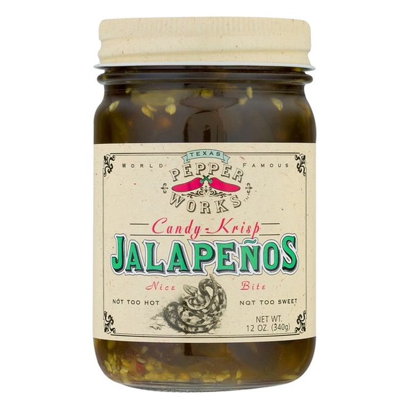 Pepper Works Jalapenos Candy-Krisp (12 oz) - Instacart