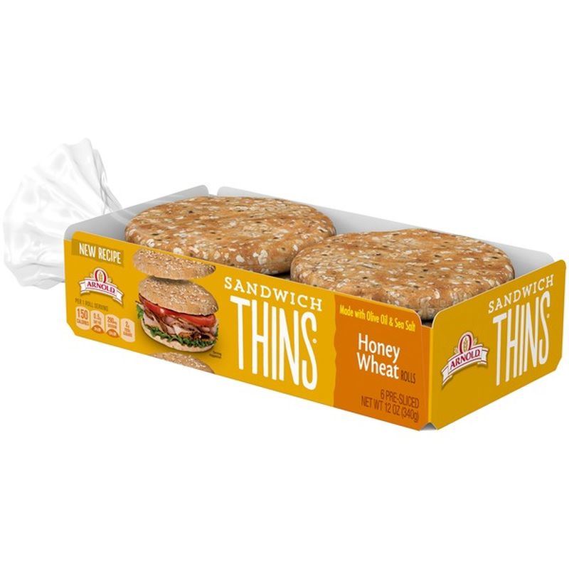 Arnold Honey Wheat Sandwich Thins (12 oz) Instacart
