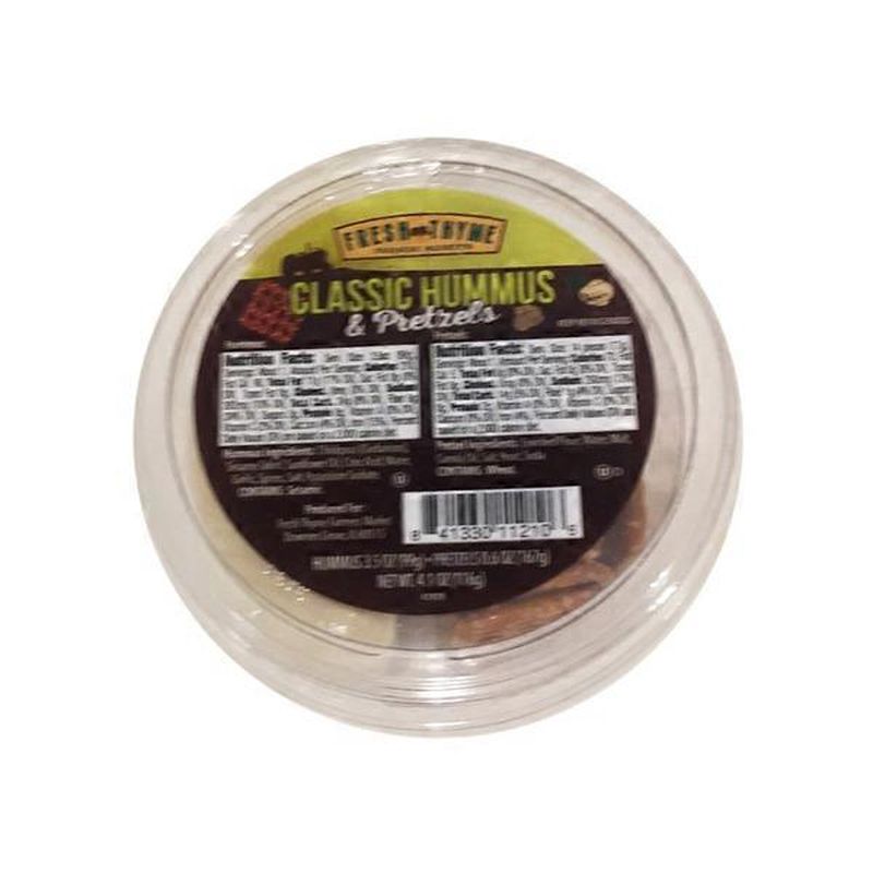 Fresh Thyme Original Hummus & Pretzel Cup (4.1 oz