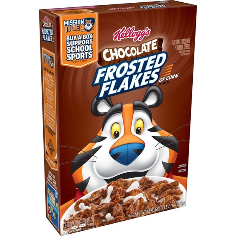 Kellogg's Breakfast Cereal Breakfast Cereal, Chocolate, Low Fat Food ...