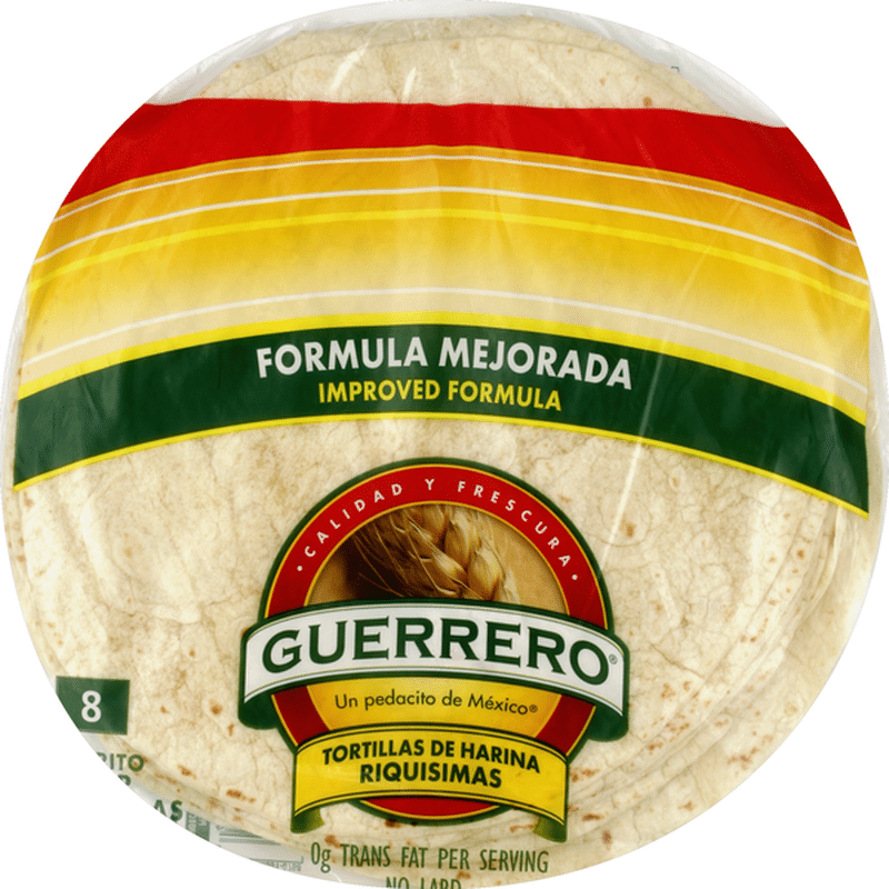 Guerrero Tortillas, Flour, Burrito (8 ct) from Stater Bros. Instacart