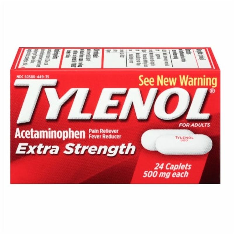 Tylenol Extra Strength Caplets, 500 Mg (24 ct) from Kroger - Instacart