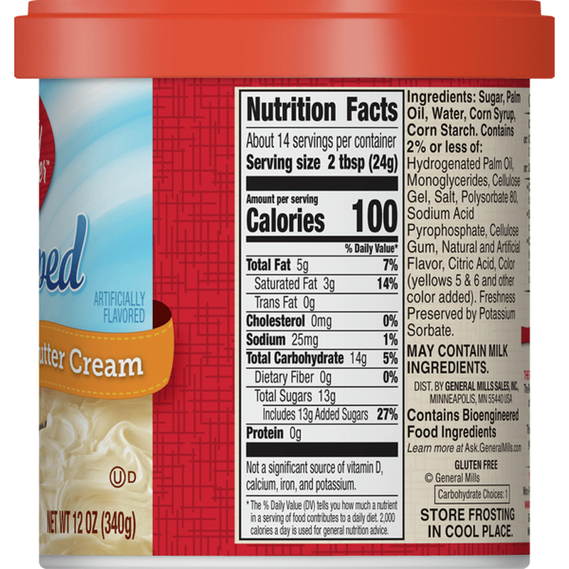 Betty Crocker Frosting, Whipped, Butter Cream (12 oz) from Safeway