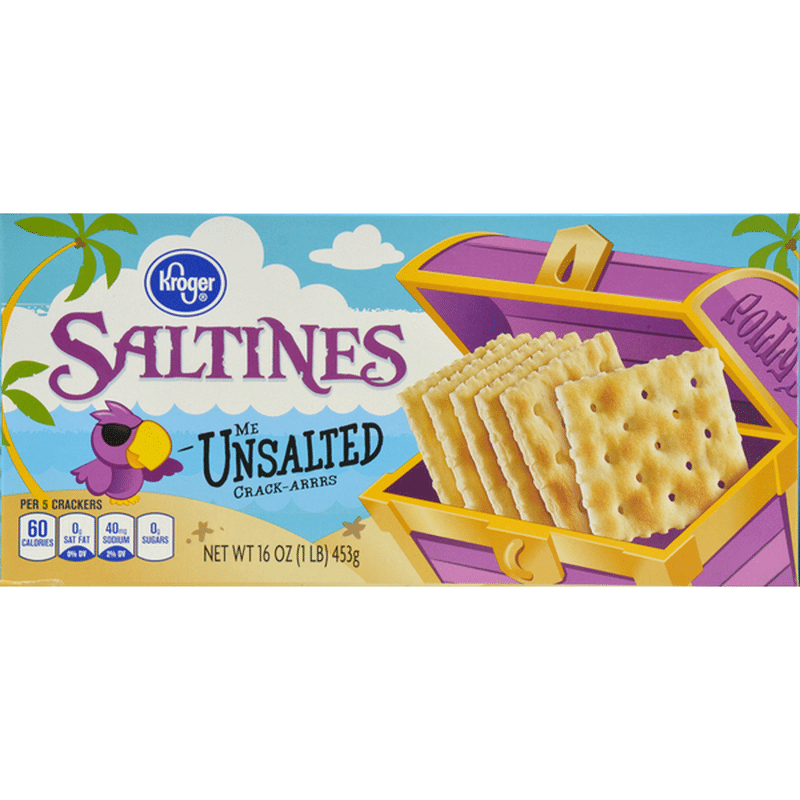 Kroger Saltines Unsalted Crackarrrs (16 oz) Instacart