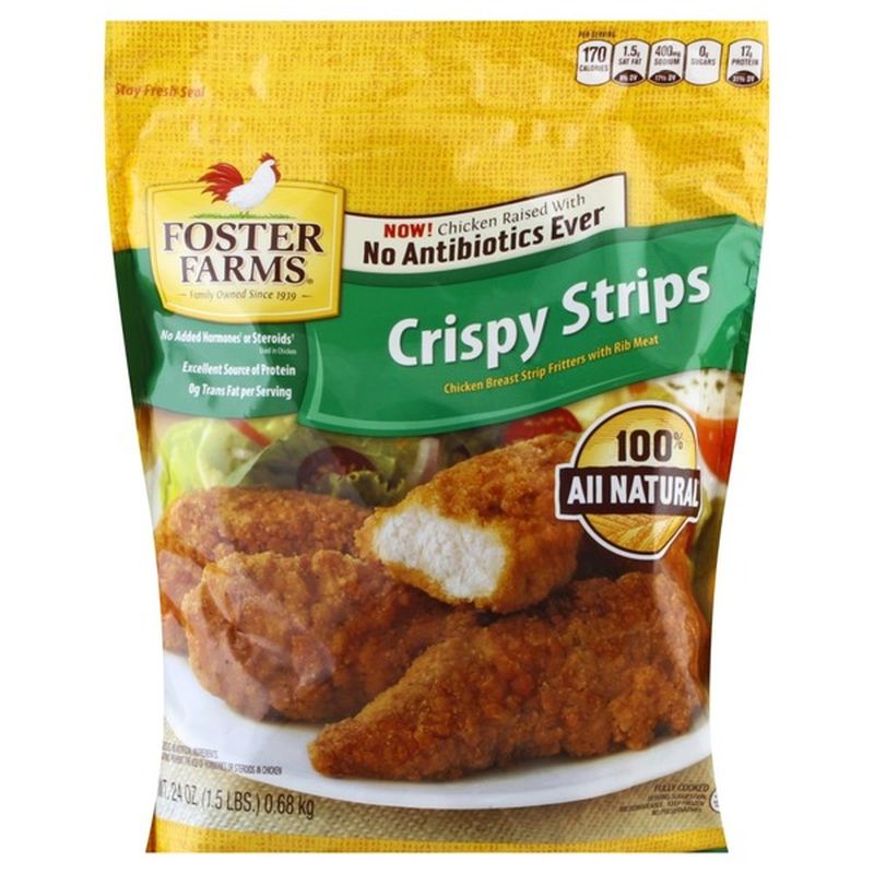 Foster Farms Chicken, Crispy Strips, Bag (24 oz) from Safeway Instacart