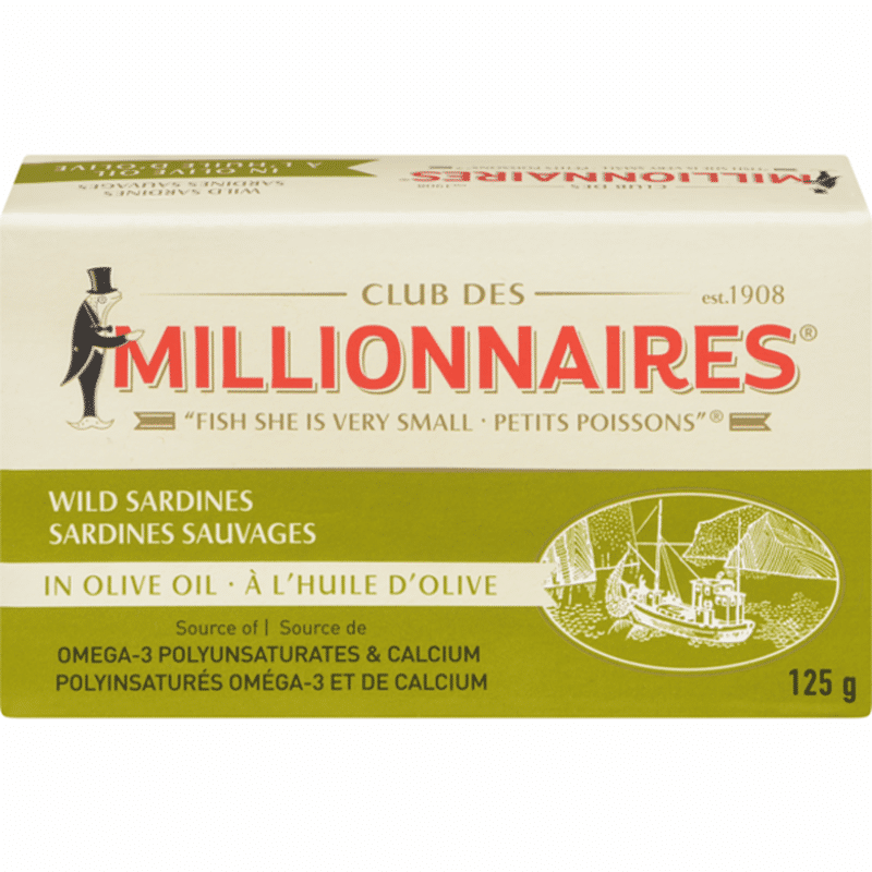 Club des Millionaires Wild Sardines in Olive Oil (125 g) Instacart