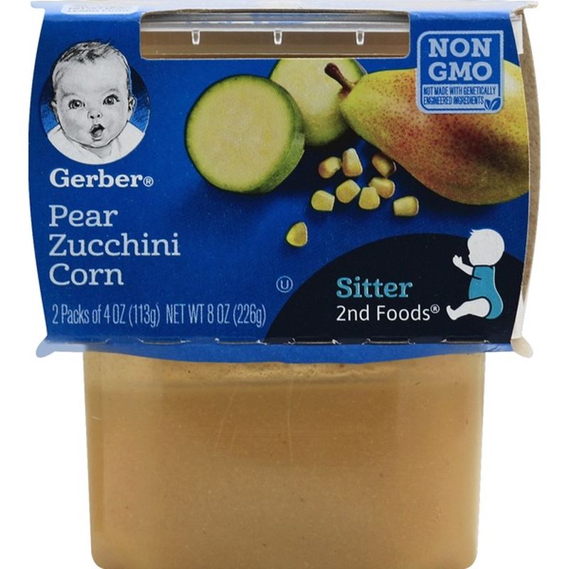 pear zucchini corn baby food