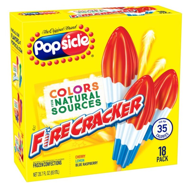Popsicle Ice Pops Firecracker 18 Ct From Shoppers Instacart 