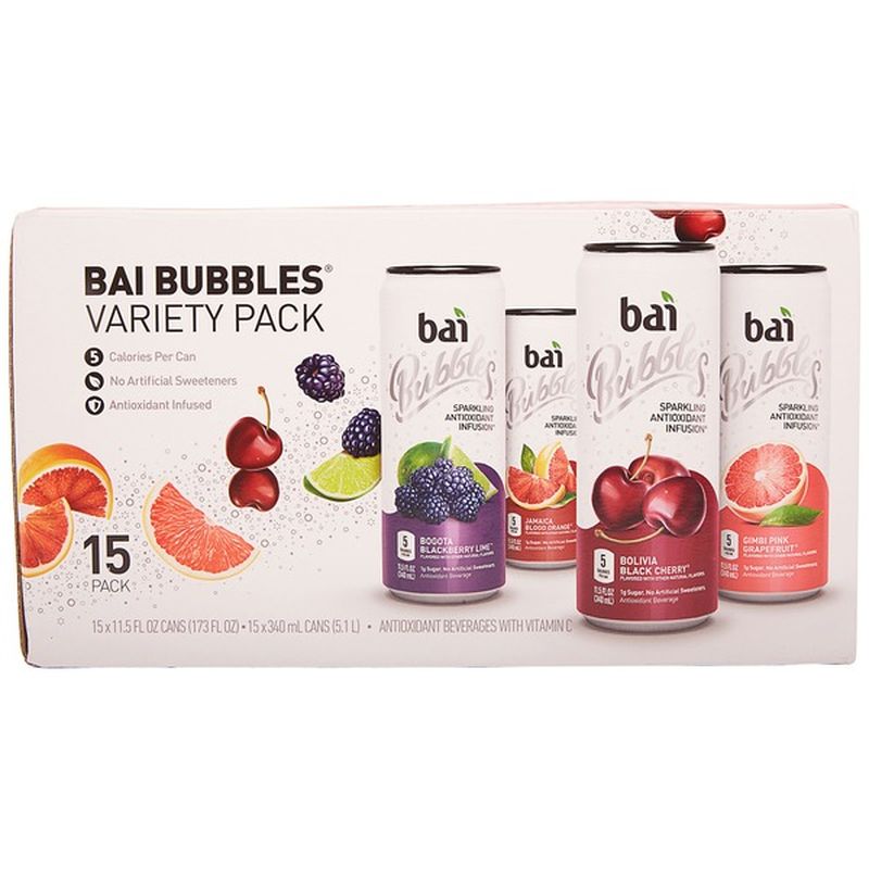 Bai Bubbles Fruit Pack Antioxidant Infusions (11.5 oz) from Costco