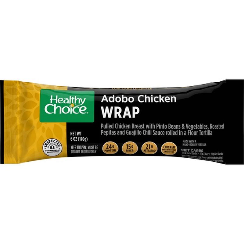 Healthy Choice Adobo Chicken Wrap (6 oz) - Instacart