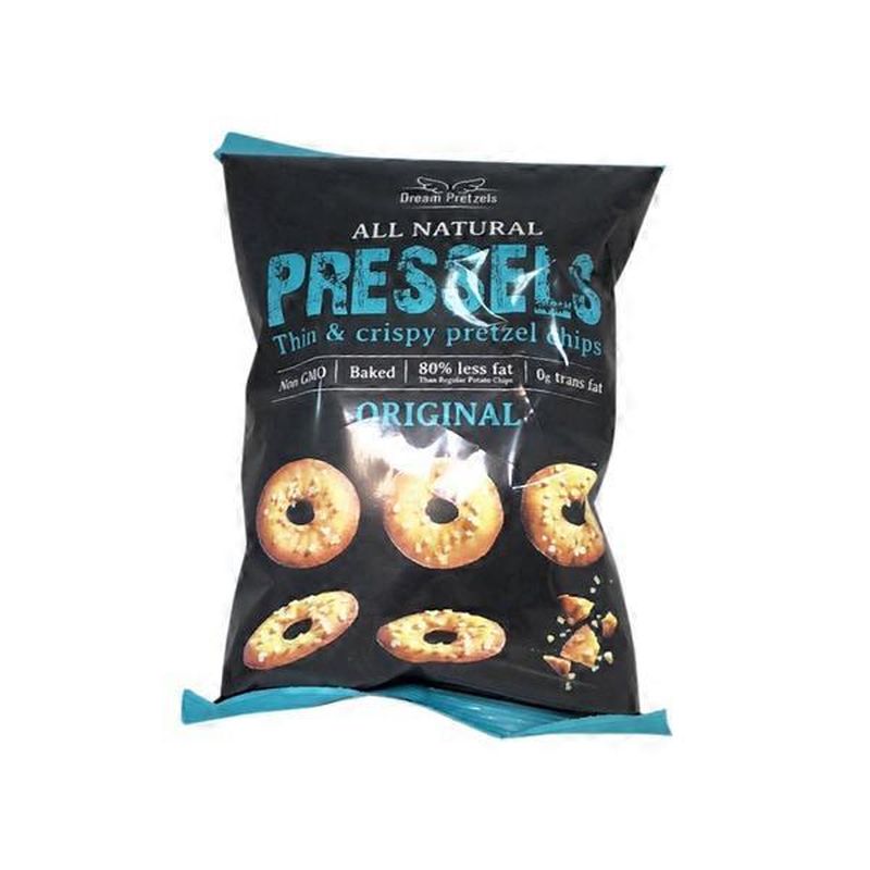 Dream Pretzels All Natural Pressels Thin & Crispy Pretzel Chips
