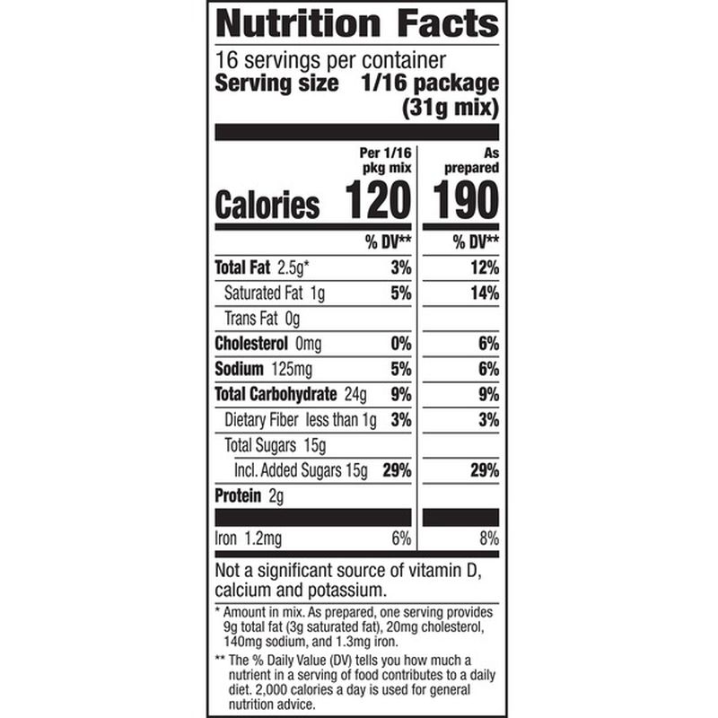 Betty Crocker Delights Peanut Butter Cookie Brownie Bar Mix (17.2 oz