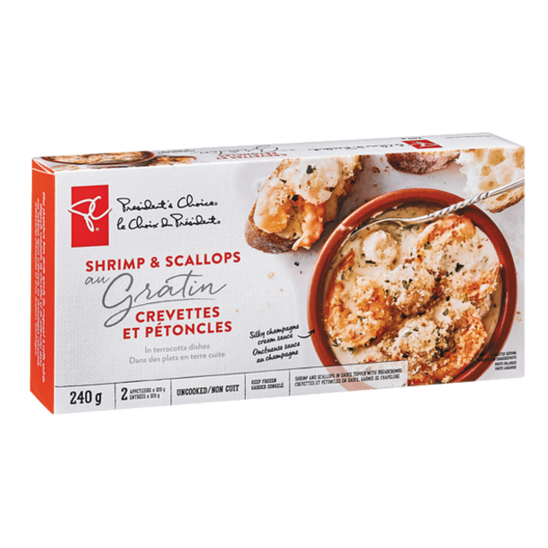 President's Choice Shrimp & Scallops In Sauce (240 g) Instacart