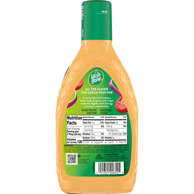 WishBone Dressing, Creamy French (15 oz) Instacart