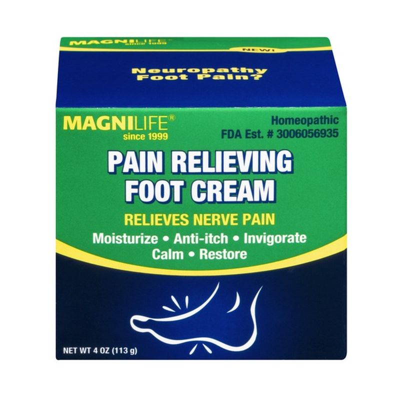 MagniLife Pain Relieving Foot Cream (4 oz) - Instacart