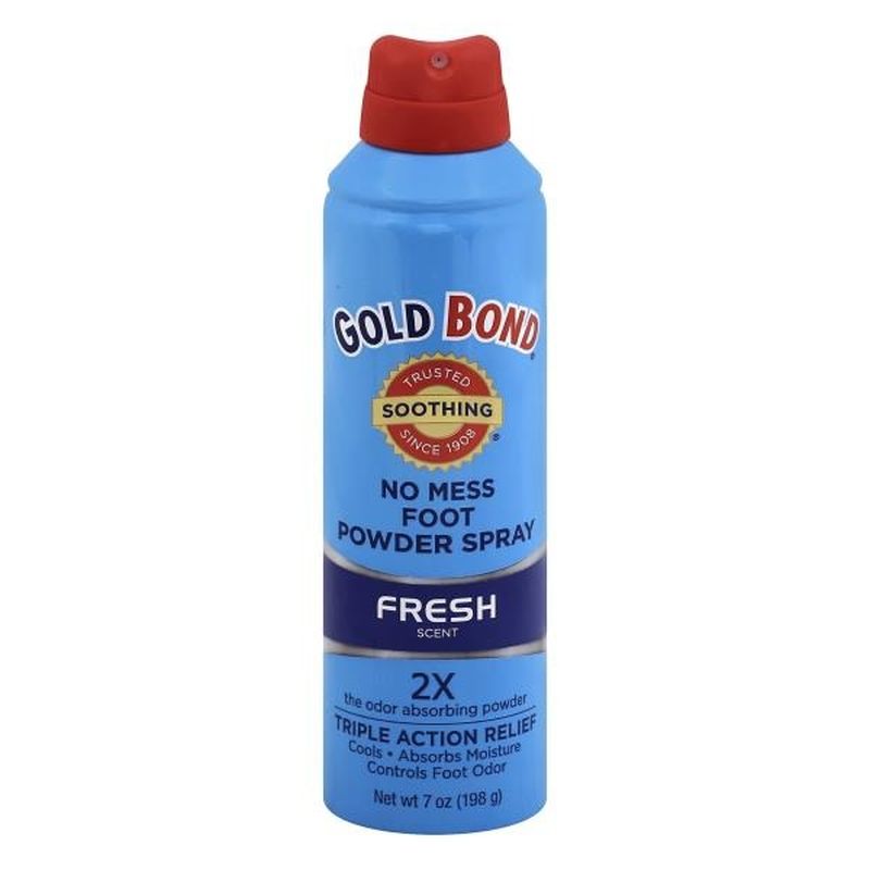 Gold Bond Foot Powder Spray No Mess Fresh Scent 7 Oz From Publix Instacart