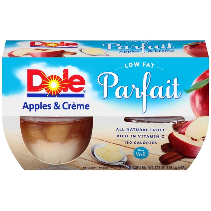 Dole Apples & Crème Parfait (4 oz) Instacart