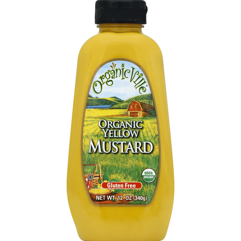 Organicville Mustard, Organic, Yellow (12 oz) from Safeway Instacart
