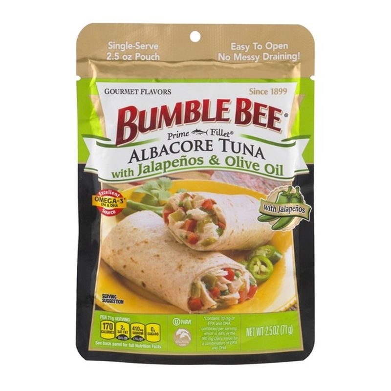 Bumble Bee With Jalapenos & Olive Oil Albacore Tuna (2.5 oz) Instacart