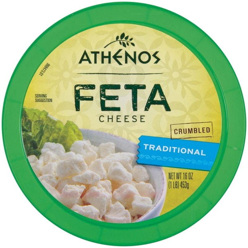 Athenos Crumbled Traditional Feta Cheese (16 oz) Instacart