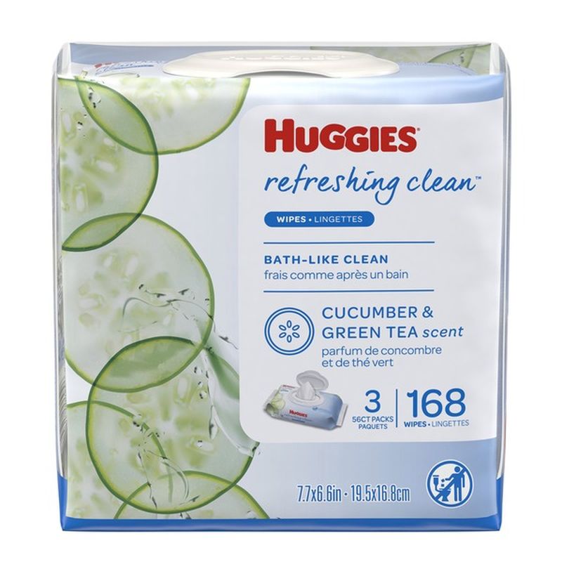 huggies refreshing clean wipes