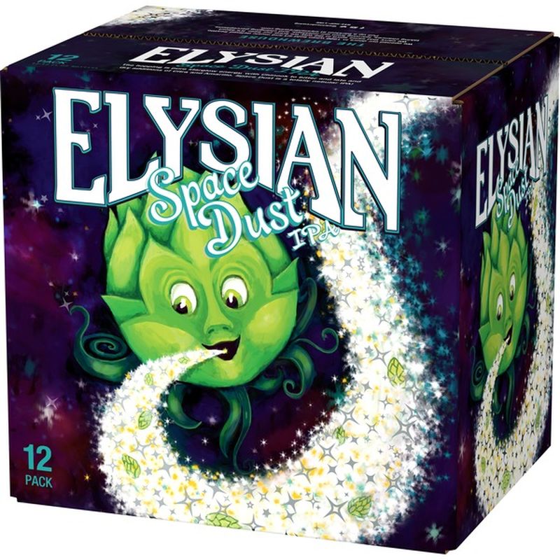 Elysian Space Dust IPA Craft Beer, India Pale Ale, Beer Bottles (12 fl