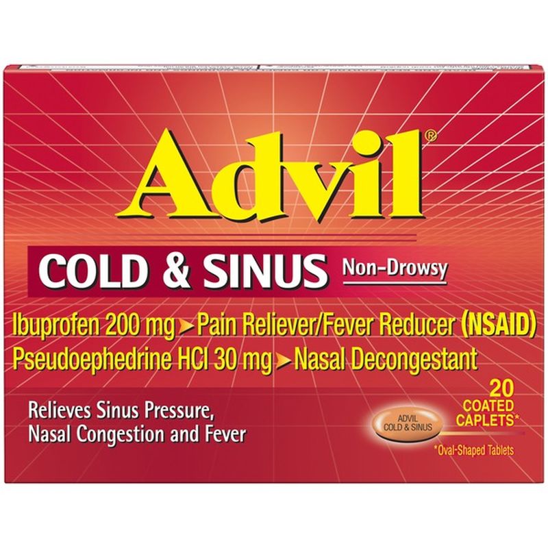 Advil Cold and Sinus Relief Medicine, Cold and Sinus Relief Medicine