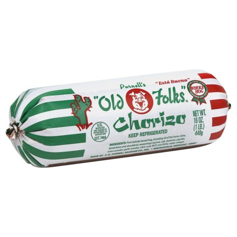 Purnell's Old Folks Chorizo Sausage (16 oz) from Kroger Instacart