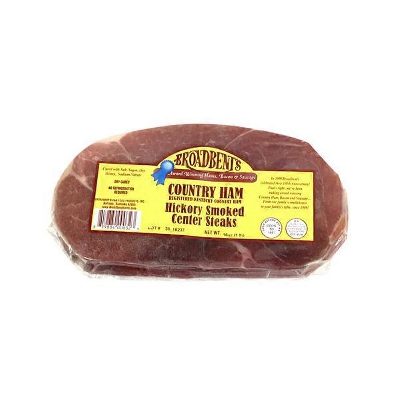 Broadbent's Center Cut Hickory Smoked Country Ham Steaks