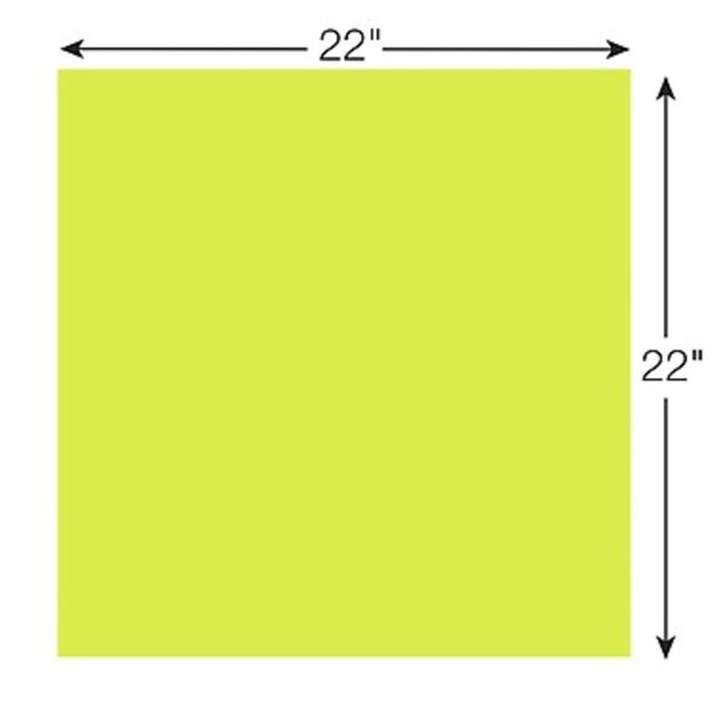 Post-it 22"x22" Neon Green Super Sticky Big Note