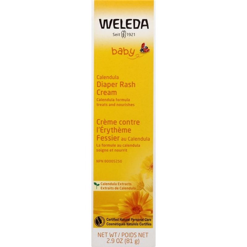 weleda diaper care cream with calendula