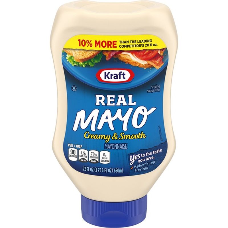 Kraft Real Mayo 22 Fl Oz Instacart