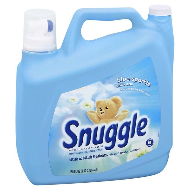 Snuggle Fabric Softener, Blue Sparkle, Non-Concentrate (150 Oz) - Instacart