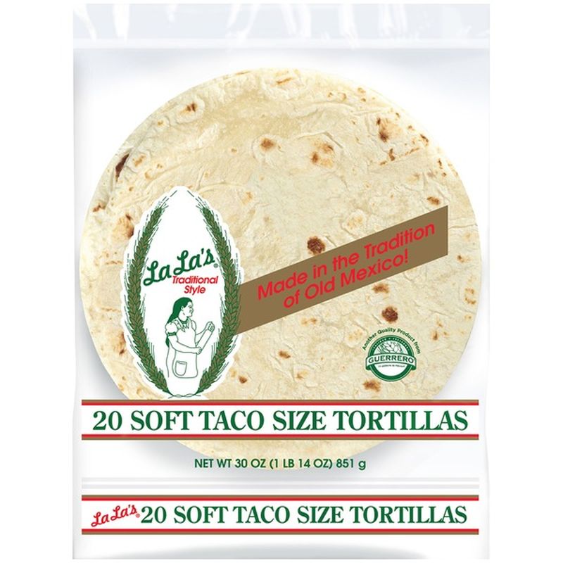 La La's Traditional Style Soft Taco Size Tortillas (20 ct) Instacart