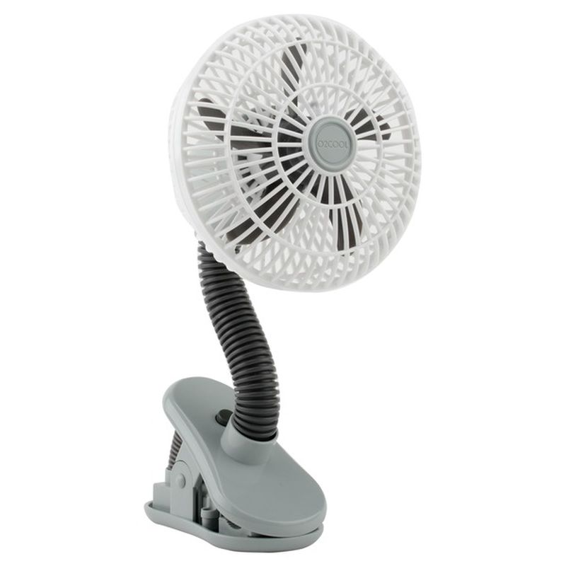 O2COOL 13.38" x 10.63" x 12.99" 4" Multicolored Portable Stroller Clip Fan