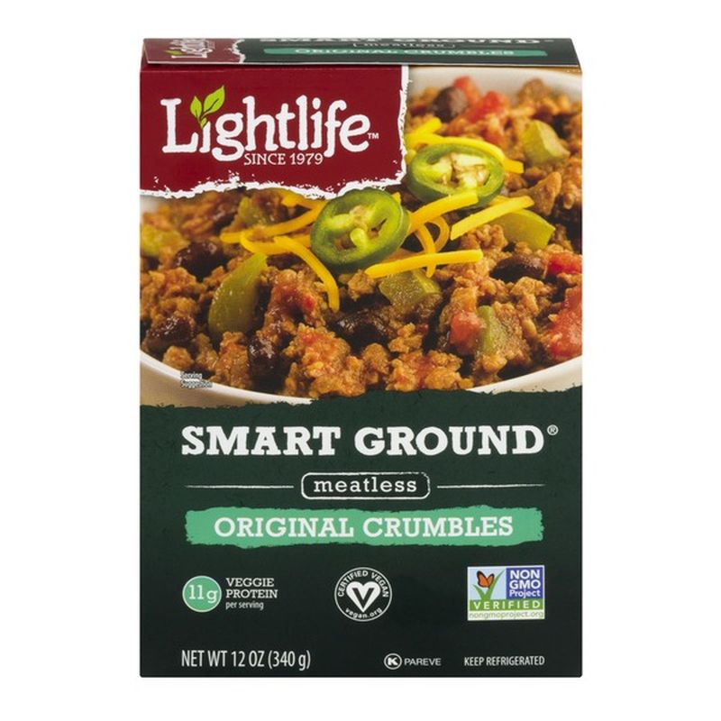 Lightlife Crumbles, PlantBased, Original (12 oz) from