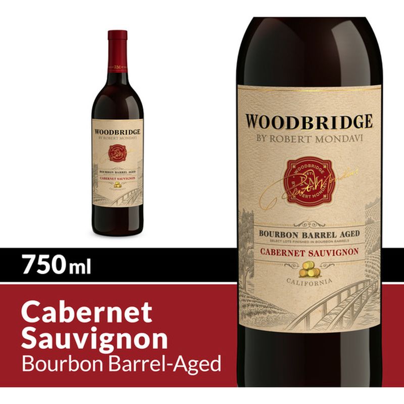 Woodbridge By Robert Mondavi Bourbon Barrel Aged Cabernet Sauvignon Red Wine 750 Ml Instacart