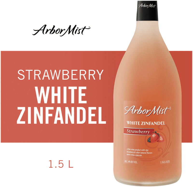 Arbor Mist Strawberry White Zinfandel Fruit Wine (1.5 L) Instacart