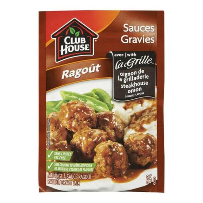 Club House La Grille Steakhouse Onion Flavour Ragout Gravy Mix (35 g