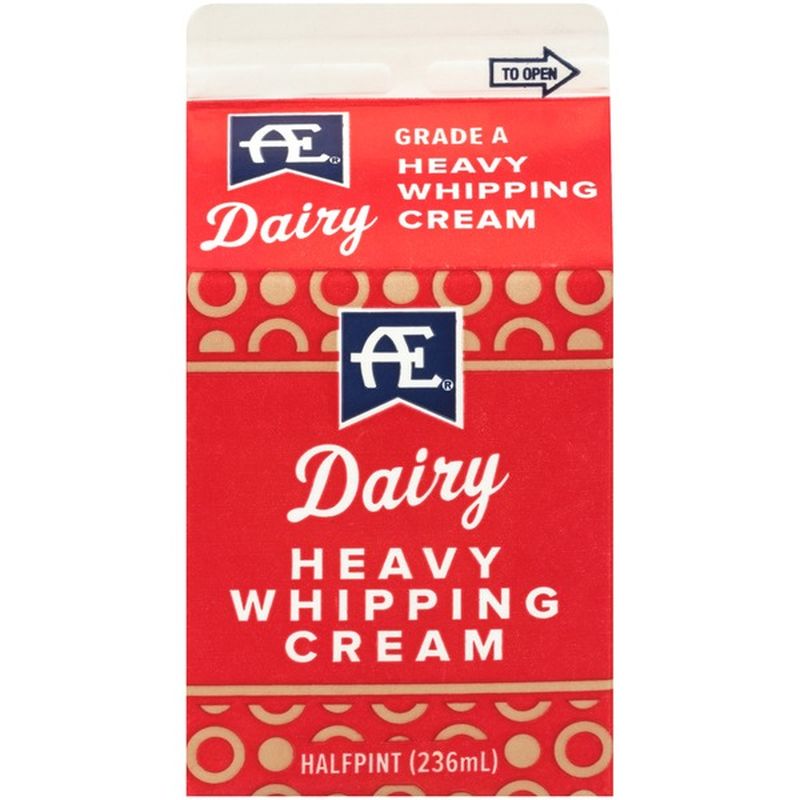 AE Dairy Heavy Whipping Cream (0.5 pt) Instacart
