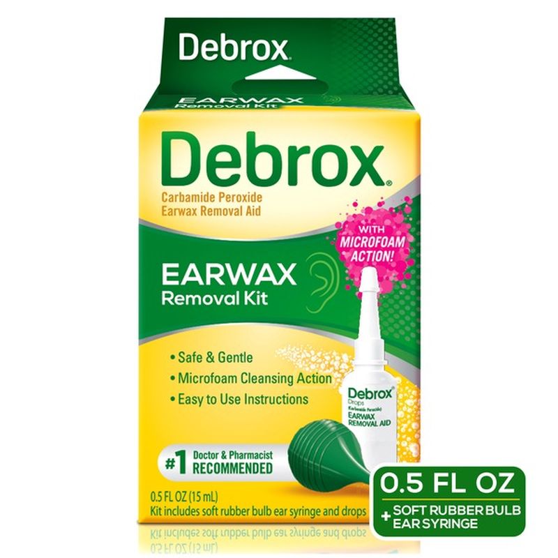 Debrox Earwax Removal Kit, Drops (0.5 fl oz) Instacart