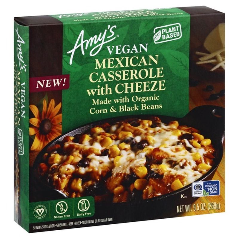 Amy's Kitchen Frozen Bowls, Vegan Mexican Casserole, Gluten Free (9.5 ...