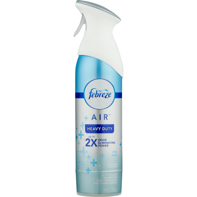 Febreze OdorEliminating Air Freshener, Heavy Duty Crisp Clean (8.8 oz