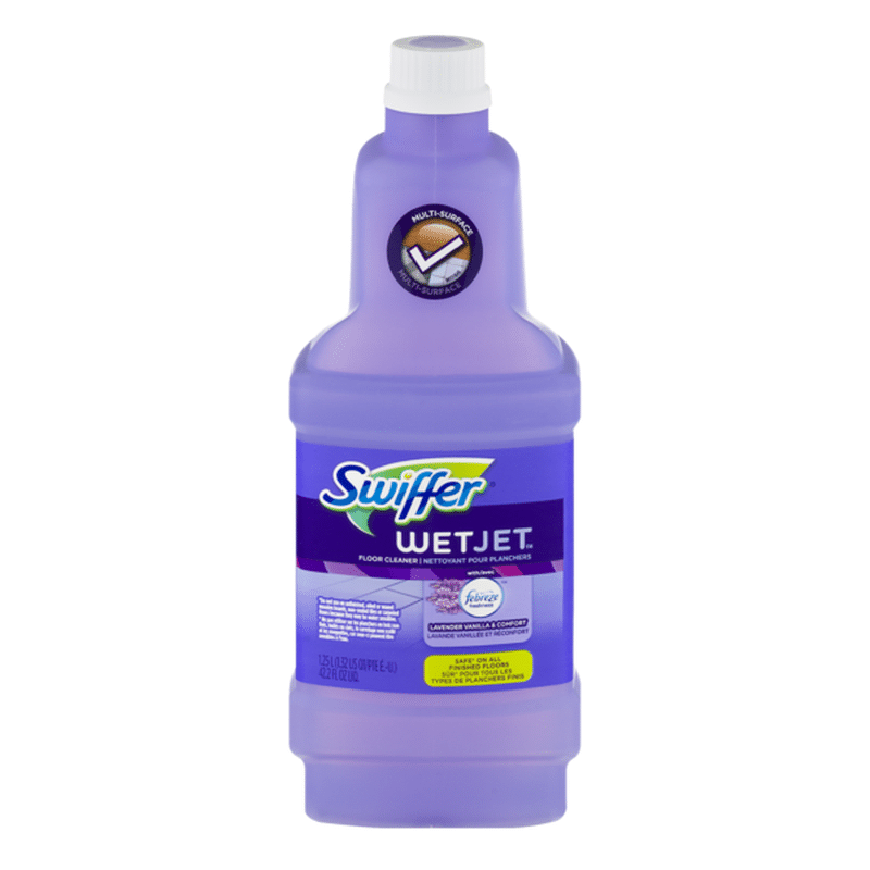 Swiffer WetJet Multi-Purpose and Hardwood Liquid Floor Cleaner Solution ...